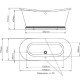 BC Designs The Boat Bath 1700mm BAS065