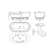 Clearwater Formoso Grande Freestanding Bath