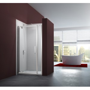 Merlyn Series 6 Pivot Door With Inline Panel