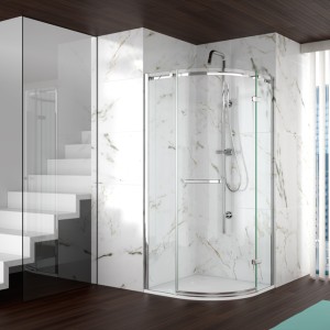 Merlyn Series 8 Frameless One Door Quadrant