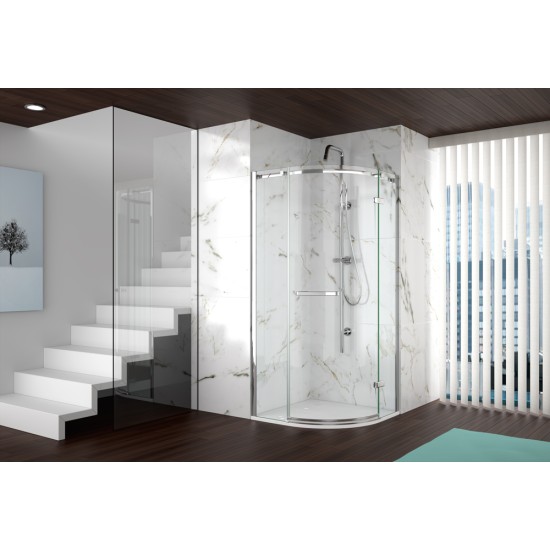 Merlyn Series 8 Frameless One Door Quadrant