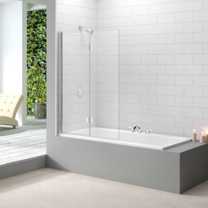 Merlyn MB8  2 Panel Folding Bath Screen