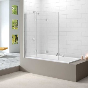 Merlyn MB9 3 Panel Folding Bath Screen