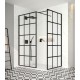 Merlyn Black Squared Shower Wall