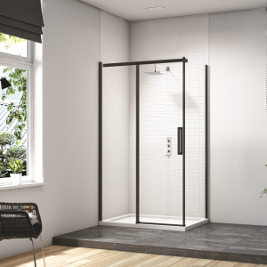 Merlyn Black Sliding Door