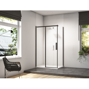 Merlyn Black Sliding Door