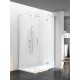 Merlyn Series 6 Frameless Hinge & Inline Door With Side Panel