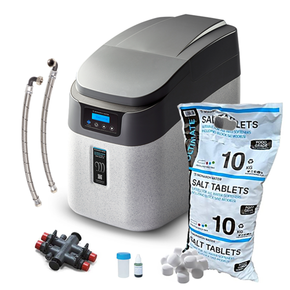 Monarch Mini Aqua HE Water Softener + Half price 10kg Salt Offer