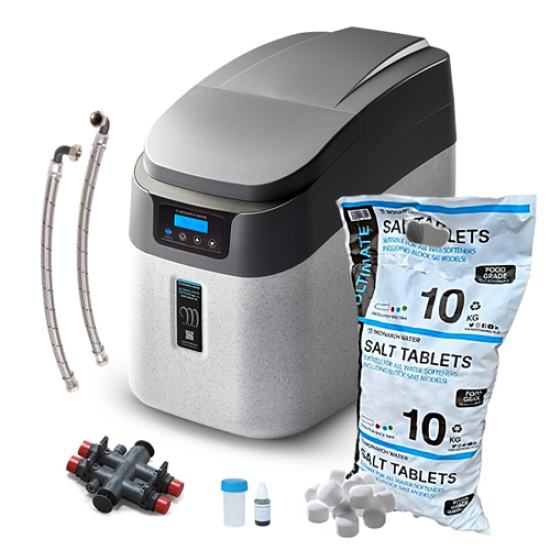 Monarch Mini Aqua HE Water Softener + Half Price 10kg Salt Offer