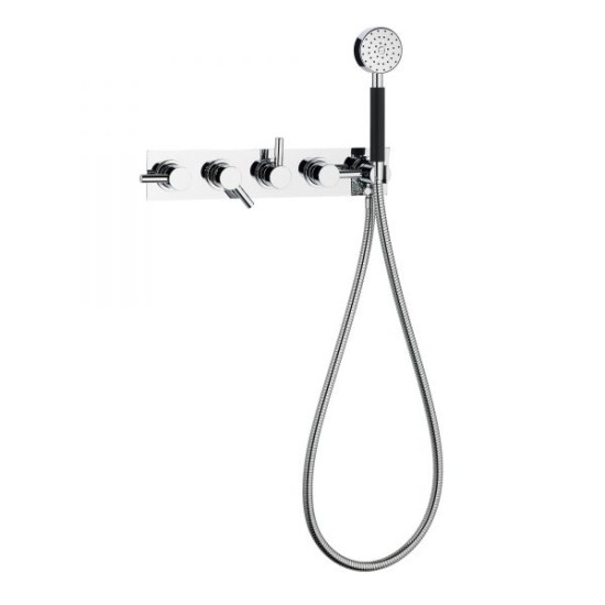 Swadling Absolute Triple Controlled Thermostatic Shower Mixer including Hand Shower - 6070000