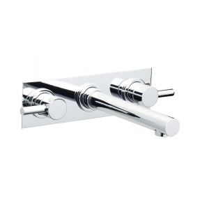 Swadling Absolute Wall Mounted Basin Mixer with back plate - 6220201RDX  6220203RDX