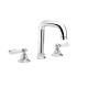 Swadling Invincible Curved Spout Deck Mounted Basin Mixer - 7200006 - Lever or Crosshead