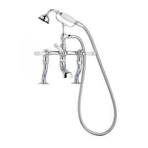 Swadling Invincible Deck Mounted Manual Bath/Shower Mixer - 7410000 Crosshead or Levers