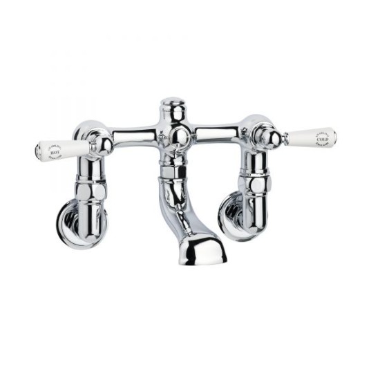 Swadling Invincible Wall Mounted Manual Bath Mixer - 7420000 - Crosshead or Levers