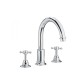 Swadling Invincible Swan Neck Deck Mounted Basin Mixer - 7250000 - Lever or Crosshead