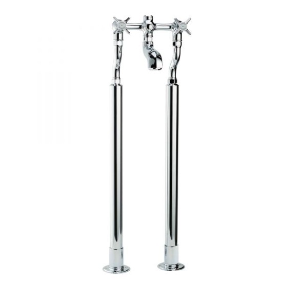 Swadling Illustrious Floor Mounted Manual Bath Mixer - 9430000 + 5440000OOX