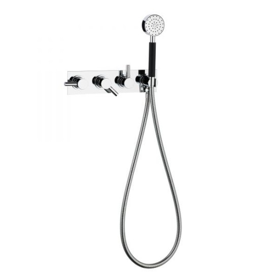 Swadling Absolute Double Controlled Thermostatic Shower Mixer including Hand Shower - 6060000