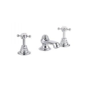 Swadling Invincible Deck Mounted Basin Mixer - 7200000 - Lever Or Crosshead