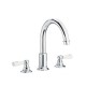 Swadling Invincible Swan Neck Deck Mounted Basin Mixer - 7250000 - Lever or Crosshead