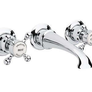 Swadling Invincible Wall Mounted Crosshead Basin Mixer - 7220000