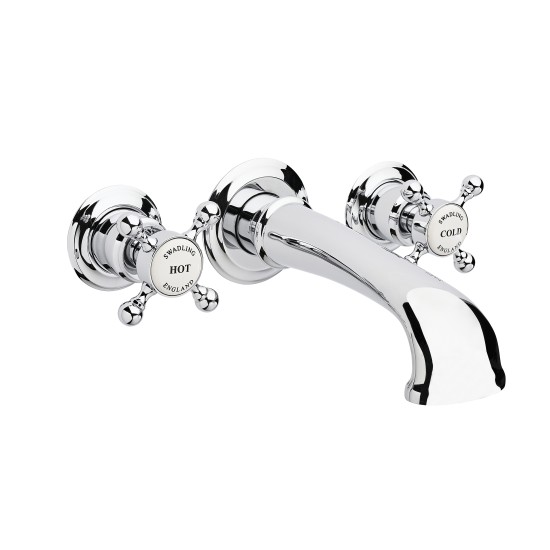 Swadling Invincible Wall Mounted Bath Crosshead Mixer -  7321000 + 5TMANIFOLDXH