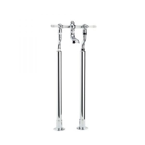 Swadling Invincible Floor Mounted Manual Bath Mixer - 7430000 + 5440000OOX - Lever or Crosshead