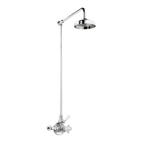 Swadling Invincble Single Exposed Shower Mixer, Rigid Riser Kit and Deluge - 7110000 - 7110800