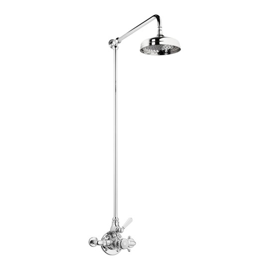 Swadling Invincble Single Exposed Shower Mixer, Rigid Riser Kit and Deluge - 7110000 - 7110800