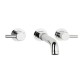 Swadling Absolute Wall Mounted Bath Mixer with Curved Spout - 6320006RDX 