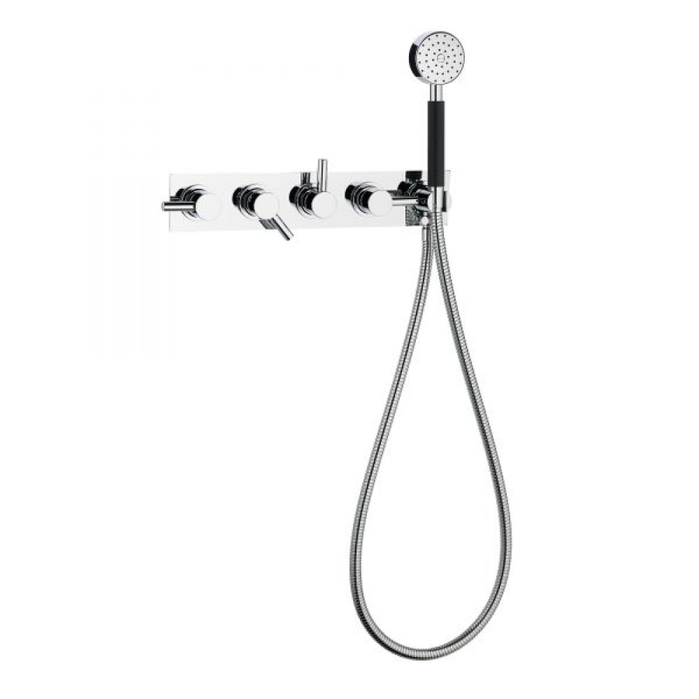 Swadling Absolute Triple Controlled Thermostatic Shower Mixer including Hand Shower - 6350