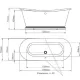 BC Designs The Boat Bath 1700mm BAS065
