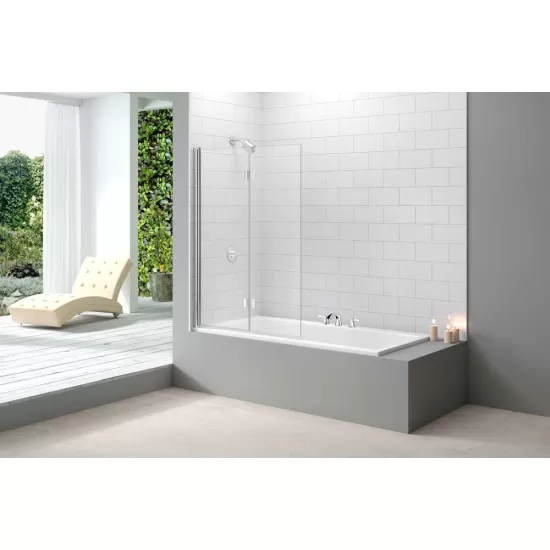 Merlyn MB8  2 Panel Folding Bath Screen Merlyn MB8  2 Panel Folding Bath Screen