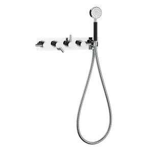 Swadling Absolute Triple Controlled Thermostatic Shower Mixer including Hand Shower - 6070000