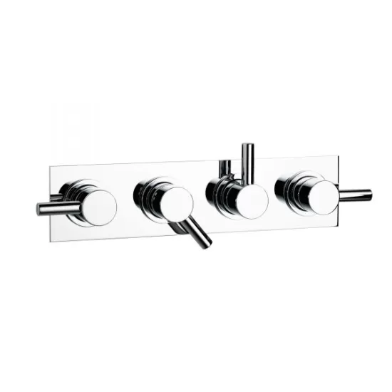 Swadling Absolute Triple Controlled Thermostatic Shower Mixer - 6031000RDX + 5TRIPLECASTING