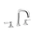Swadling Invincible Curved Spout Deck Mounted Basin Mixer - 7200006 - Lever or Crosshead