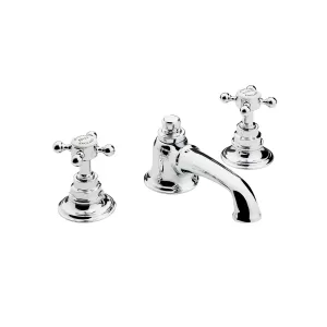 Swadling Invincible Deck Mounted 1909 Basin Mixer - 7200005 -  Lever Or Crosshead