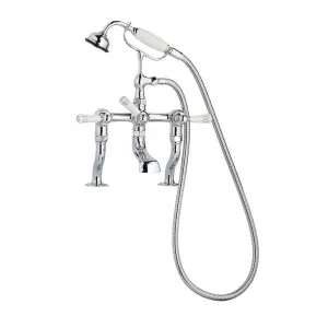 Swadling Invincible Deck Mounted Manual Bath/Shower Mixer - 7410000 Crosshead or Levers