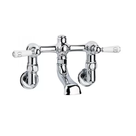 Swadling Invincible Wall Mounted Manual Bath Mixer - 7420000 - Crosshead or Levers