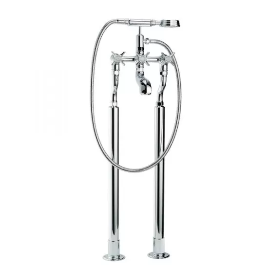 Swadling Illustrious Floor Mounted Manual Bath/Shower Mixer - 9410000 + 5440000OOX
