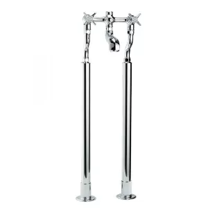 Swadling Illustrious Floor Mounted Manual Bath Mixer - 9430000 + 5440000OOX
