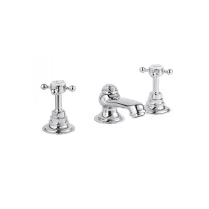Swadling Invincible Deck Mounted Basin Mixer - 7200000 - Lever Or Crosshead