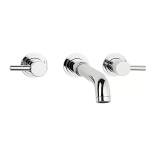 Swadling Absolute Wall Mounted Basin Mixer with Cuved Spout - 6220006RDX